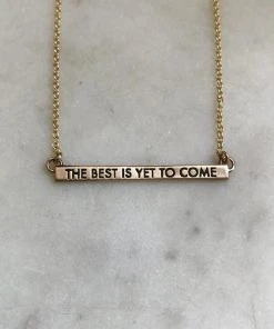 Mimosa Handcrafted JEWELRY Mimosa The Best Is Yet To Come Necklace