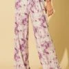 Wanderlust By Abby NEW Tie Dye Print Wide Leg Pants
