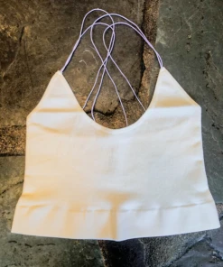 Wanderlust By Abby Seamless Ribbed Elastic Spaghetti Brami