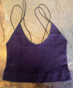 Wanderlust By Abby Seamless Ribbed Elastic Spaghetti Brami