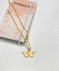 Wanderlust By Abby Letter Necklace NEW