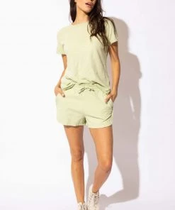 Wanderlust By Abby Pistachio Canyon Shorts