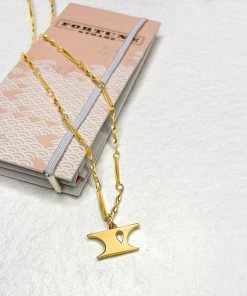 Wanderlust By Abby Letter Necklace NEW