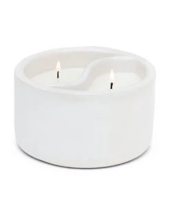 Wanderlust By Abby NEW Yin-Yang 11 Oz. Candle - Black Salt + Teakwood