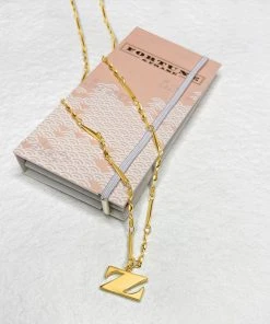 Wanderlust By Abby Letter Necklace NEW