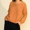 Wanderlust By Abby NEW Relaxed Balloon Sleeve Sweater
