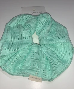 Wanderlust By Abby Giant Teal Scrunchie NEW