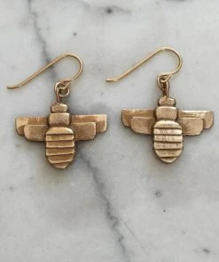 Mimosa Handcrafted Mimosa Bee Earrings JEWELRY