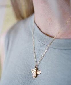 Mimosa Handcrafted Mimosa Bee Happy Necklace