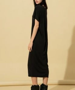 Wanderlust By Abby NEW V-Neck Dolman Midi Dress