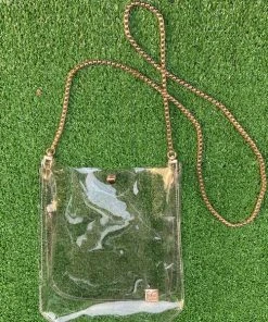 Wanderlust By Abby NEW Hadley Clear Gameday Messenger Bag