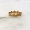 Mimosa Handcrafted Mimosa Crenellated Ring