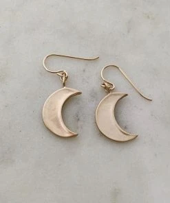 Mimosa Handcrafted Mimosa Crescent Moons Earrings JEWELRY