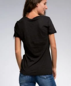 Wanderlust By Abby Basic V-Neck Top NEW