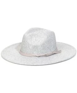 Wanderlust By Abby NEW Wool Flat Brim Fedora Hat