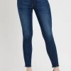 Wanderlust By Abby NEW Mid Rise Skinny With Frayed Hem