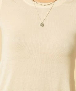 Wanderlust By Abby Round Neck Cap Sleeve Top CLOTHING