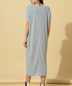 Wanderlust By Abby NEW V-Neck Dolman Midi Dress