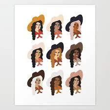 Wanderlust By Abby Multi Culture Cowgirl Wall Art DRY GOODS