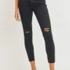 JBD Denim JBD High Rise Destroyed Skinny- Black