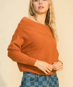 Wanderlust By Abby NEW Off The Shoulder Sweater