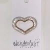 Wanderlust By Abby Heart Pin NEW