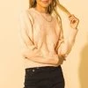 Wanderlust By Abby Crew Neck Long Sleeve Sweater