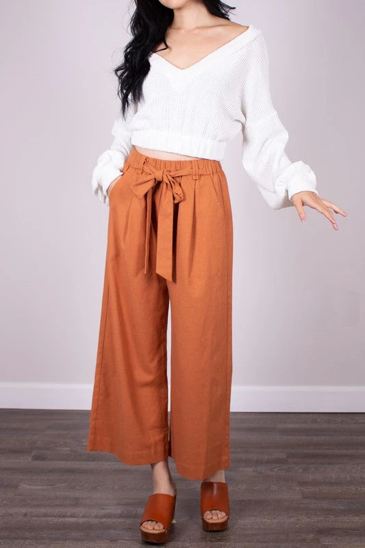 Wanderlust By Abby Linen High Waisted Culotte 3 Wanderlust By Abby Linen High Waisted Culotte