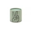 Wanderlust By Abby Impressions 5.75 Oz. Mint Ceramic With "Peace" Lavender & Thyme NEW