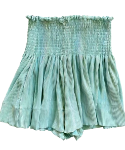 Queen Of Sparkles NEW QOS Mint Pleat Swing Short