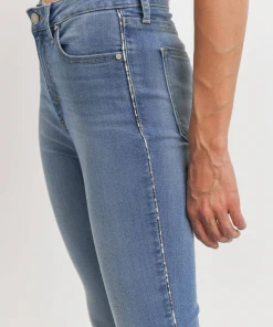 JBD Denim JBD Leopard Piping Skinny