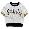 CLOTHING Queen Of Sparkles White Saints Tee
