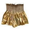 Queen Of Sparkles Gold Holographic Shorts