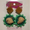 Wanderlust By Abby IDJV Meat Pie Earrings