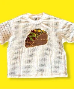 Queen Of Sparkles Taco Tee NEW