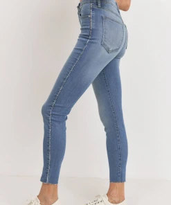 JBD Denim JBD Leopard Piping Skinny