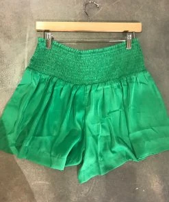 Wanderlust By Abby Flowy Smocked Waist Shorts