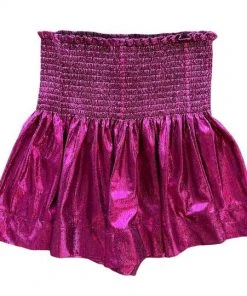 Queen Of Sparkles Fuchsia Swing Shorts CLOTHING