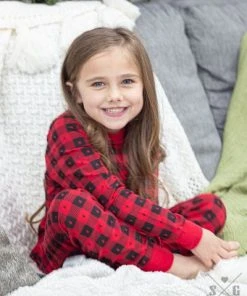 Wanderlust By Abby Kids' Oh, Christmas Trees Pajamas