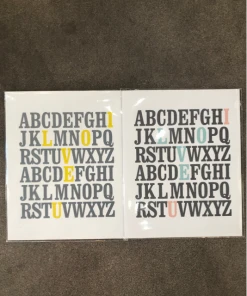 Wanderlust By Abby NEW Erica Prints Alphabet