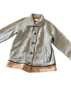 Wanderlust By Abby NEW Contrast Herringbone Jacket