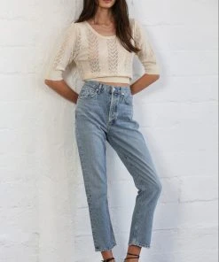 Wanderlust By Abby Sweater Jacquard Top