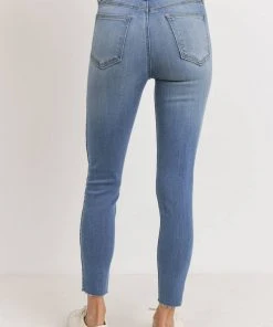 JBD Denim JBD Leopard Piping Skinny