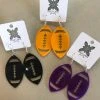 Wanderlust By Abby Football Earrings