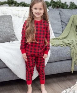 Wanderlust By Abby Kids' Oh, Christmas Trees Pajamas