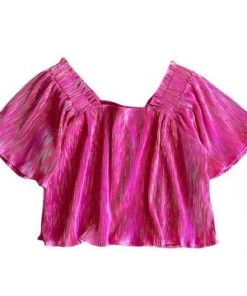 Queen Of Sparkles Hot Pink Top CLOTHING