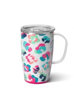 Wanderlust By Abby NEW Party Animal Travel Mug