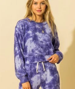 Wanderlust By Abby Tie Dye Drop Shoulder Sweatshirt