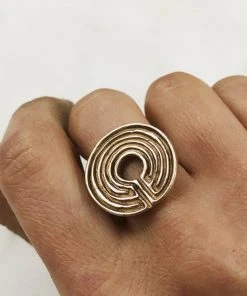 Mimosa Handcrafted Mimosa Labyrinth Ring 7 Mimosa Handcrafted Mimosa Labyrinth Ring