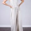 Wanderlust By Abby Linen Jumpsuit NEW